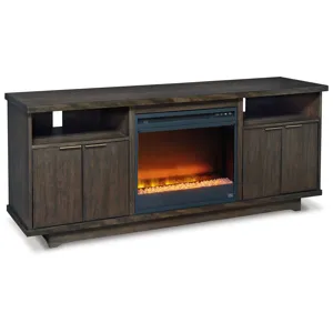 Brazburn 66" TV Stand with Electric Fireplace