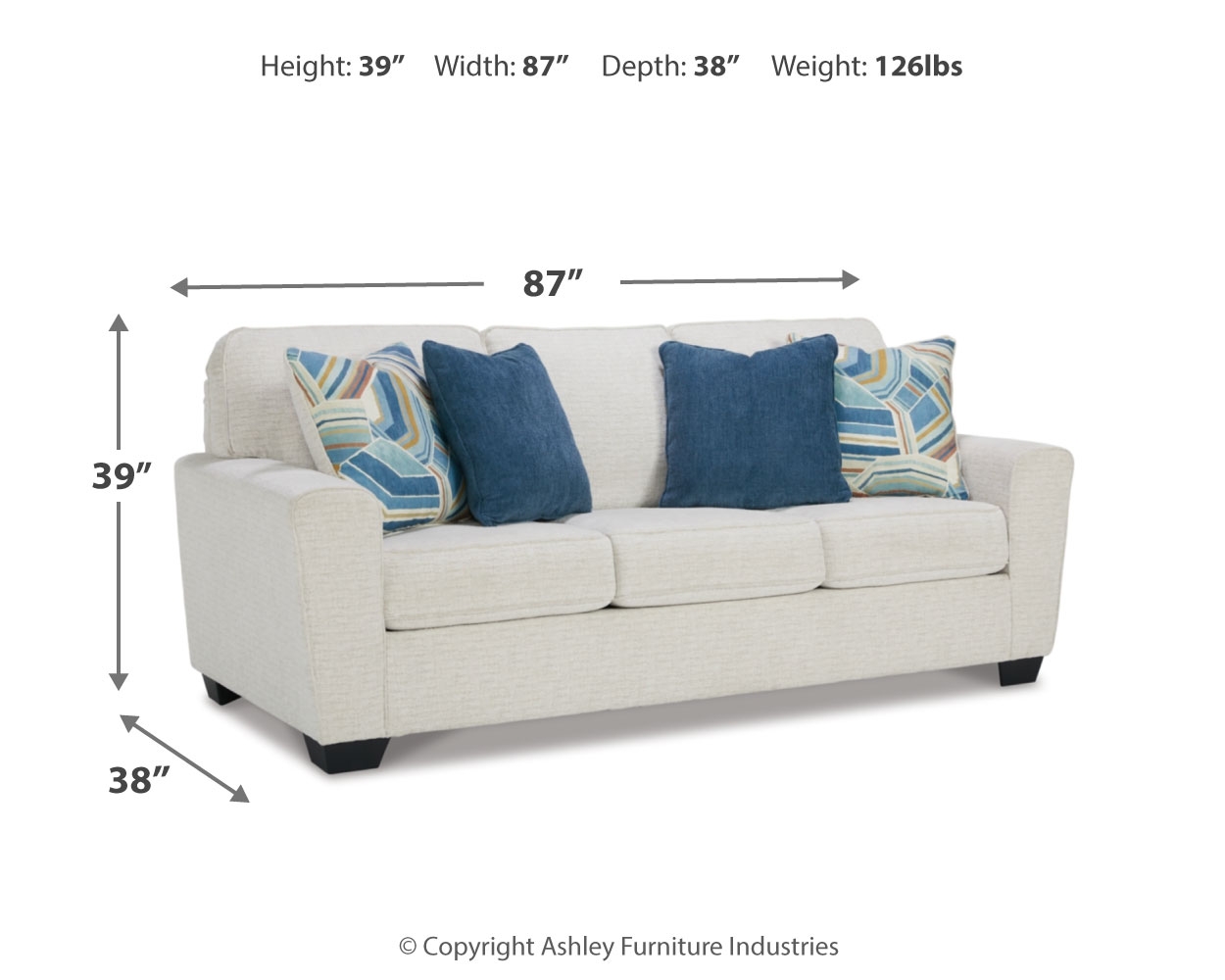 Cashton Sofa 100323738 at Turner's Budget Furniture