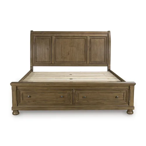 Feddinger King Storage Sleigh Bed