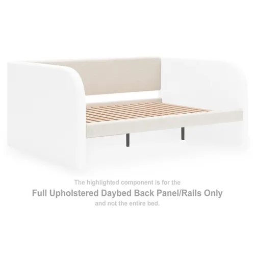Shapella Full Upholstered Daybed Back Panel/Rails