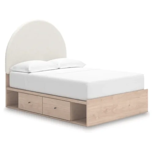 Arloster Full Upholstered Panel Bed with Storage