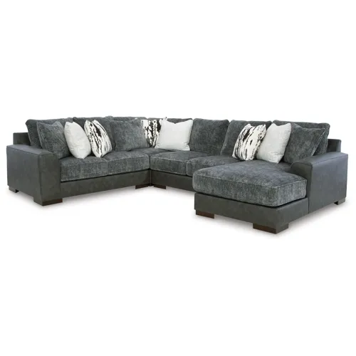 Larkstone 4-Piece Sectional with Chaise