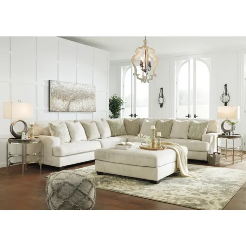 Rawcliffe 3-Piece Sectional with Ottoman