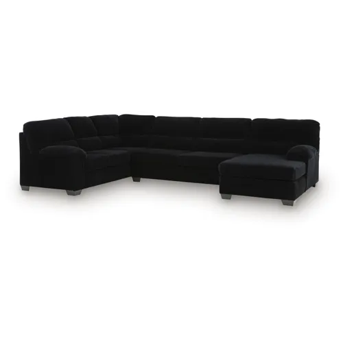 SimpleJoy 3-Piece Sectional with Chaise