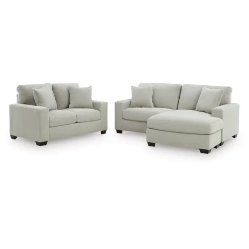 Greenbriar Sofa Chaise and Loveseat