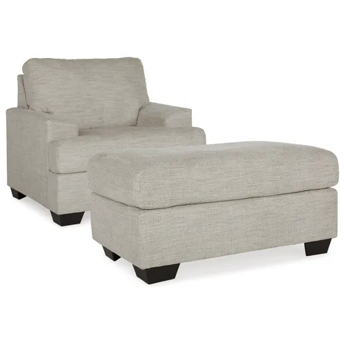 Vayda Chair and Ottoman