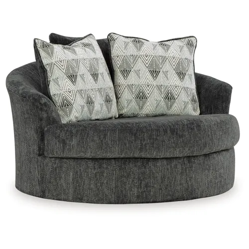 Biddeford Oversized Swivel Accent Chair