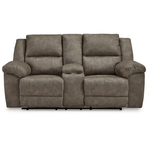 Laresview Reclining Loveseat with Console