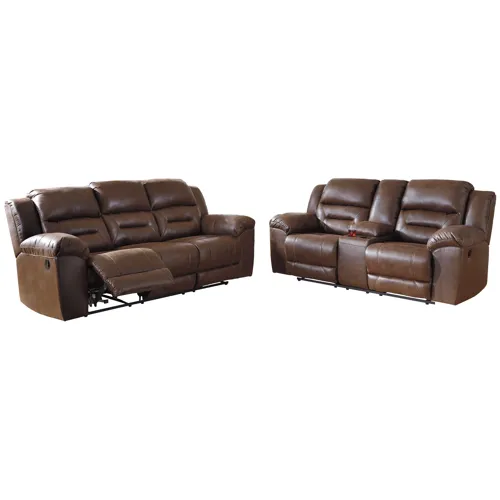 Stoneland Reclining Sofa and Loveseat