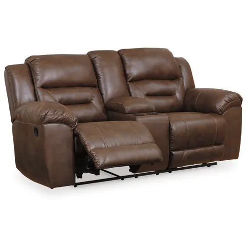 Stoneland Reclining Loveseat with Console