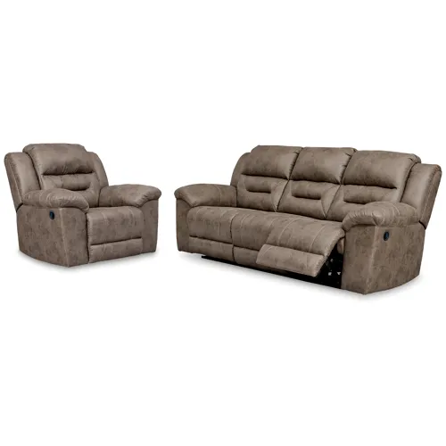 Stoneland Reclining Sofa and Recliner
