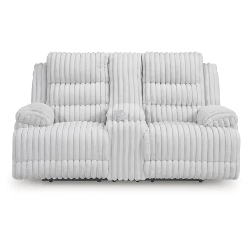 Rhines Falls Power Reclining Loveseat with Console