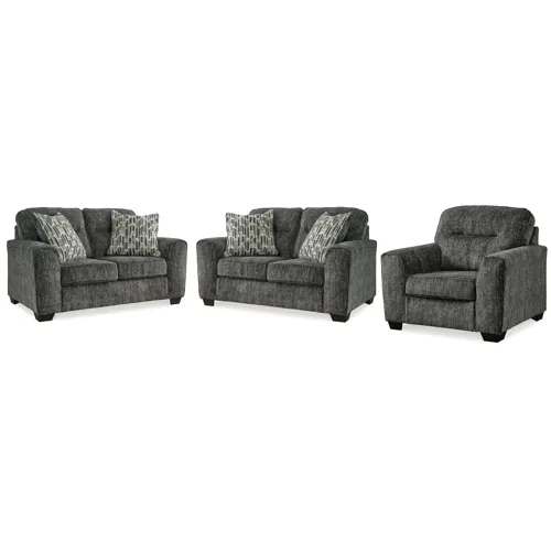 Lonoke 2 Loveseats and Chair