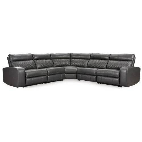 Samperstone 5-Piece Power Reclining Sectional