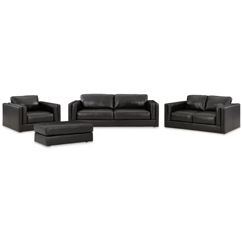 Amiata Sofa, Loveseat, Oversized Chair and Ottoman