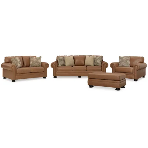 Carianna Sofa, Loveseat, Oversized Chair and Ottoman