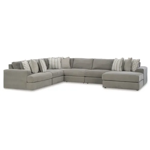 Avaliyah 6-Piece Sectional with Chaise