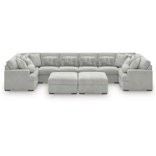 Cuddle Plush 10-Piece Sectional
