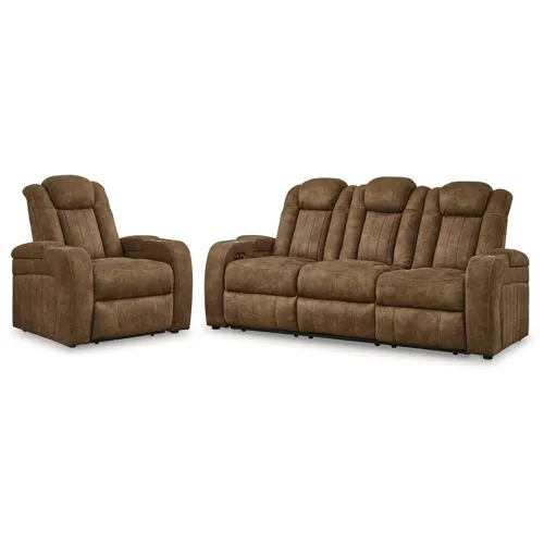 Wolfridge Power Reclining Sofa and Power Recliner
