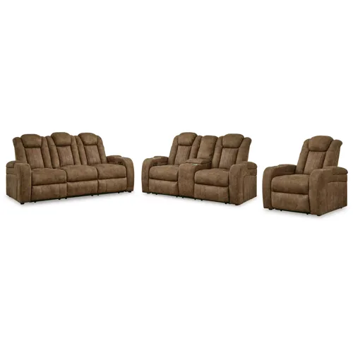 Wolfridge Power Reclining Sofa, Loveseat and Recliner