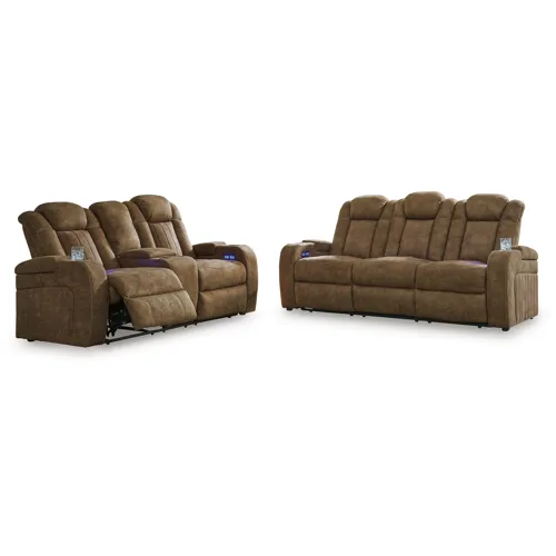 Wolfridge Power Reclining Sofa and Loveseat