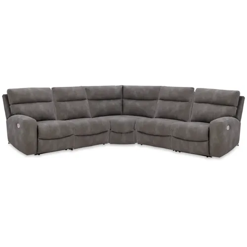 Next-Gen DuraPella 5-Piece Power Reclining Sectional