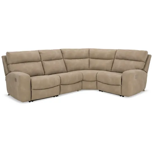 Next-Gen DuraPella 4-Piece Power Reclining Sectional