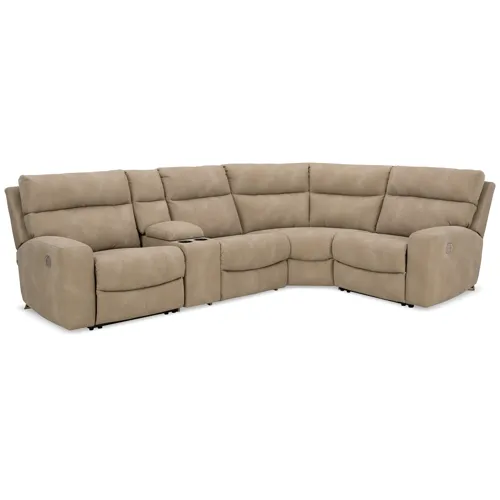 Next-Gen DuraPella 5-Piece Power Reclining Sectional