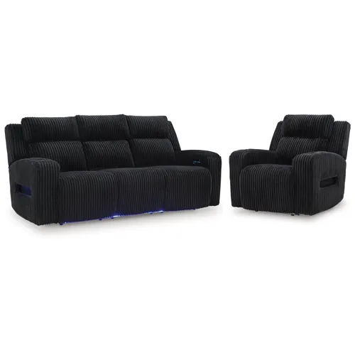 TwinBrooke Power Reclining Sofa and Power Recliner