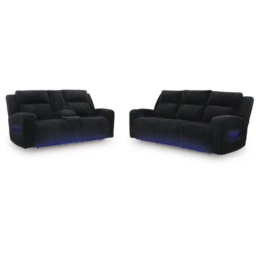 Forest Lake Power Reclining Sofa and Loveseat