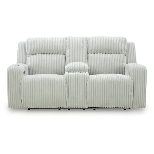 TwinBrooke Power Reclining Loveseat with Console