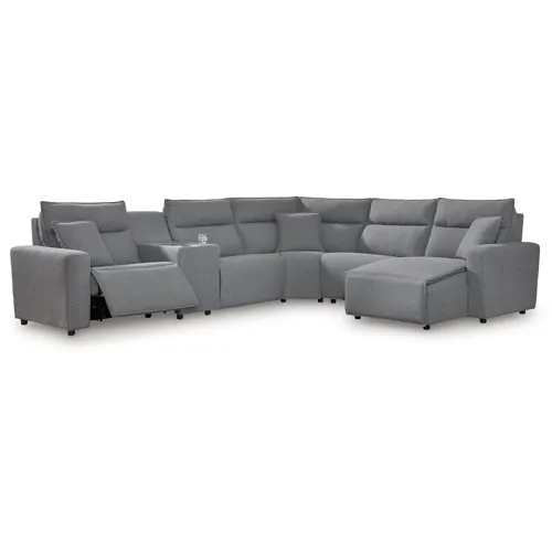 Modmax 6-Piece Power Reclining Sectional with Chaise