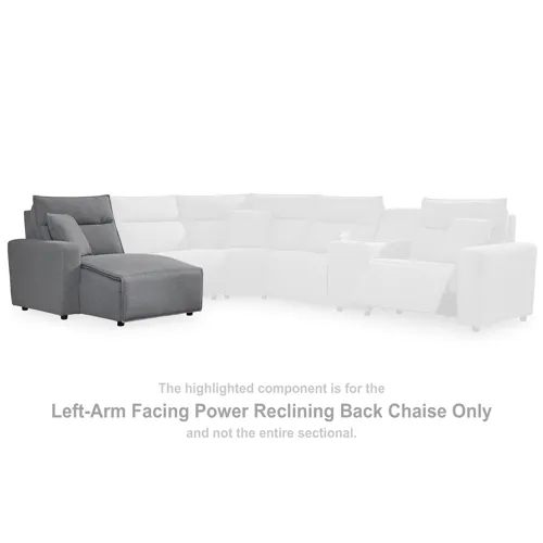 Modmax Left-Arm Facing Power Reclining Back Chaise
