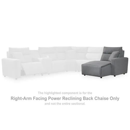 Modmax Right-Arm Facing Power Reclining Back Chaise