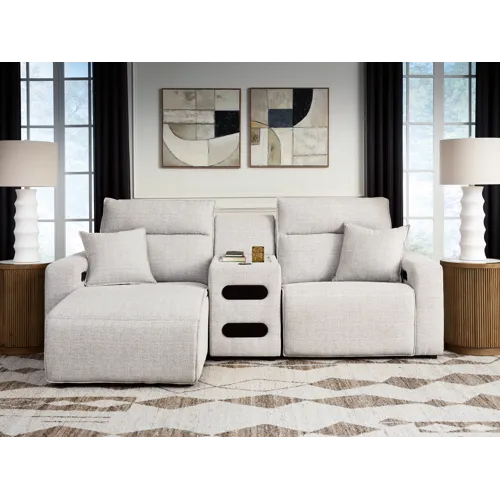 Modmax II 3-Piece Power Reclining Sectional with Chaise and Audio Console