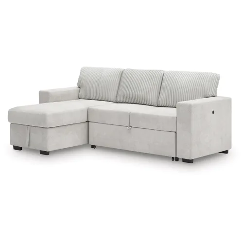 Wohlen 2-Piece Sectional with Pop Up Sleeper and Chaise