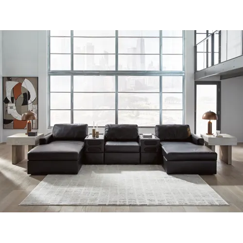 ModMax II 5-Piece Double Chaise Sectional with Audio Consoles