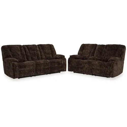 Soundwave Reclining Sofa and Loveseat