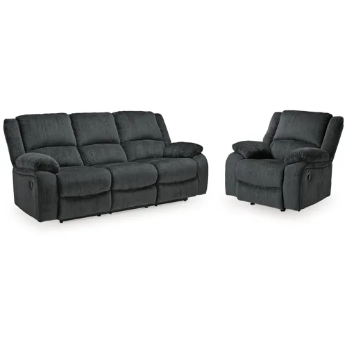 Draycoll Reclining Sofa and Recliner