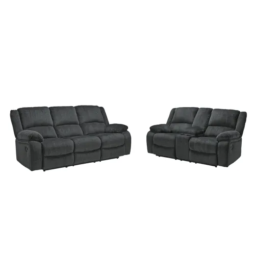 Draycoll Reclining Sofa and Loveseat