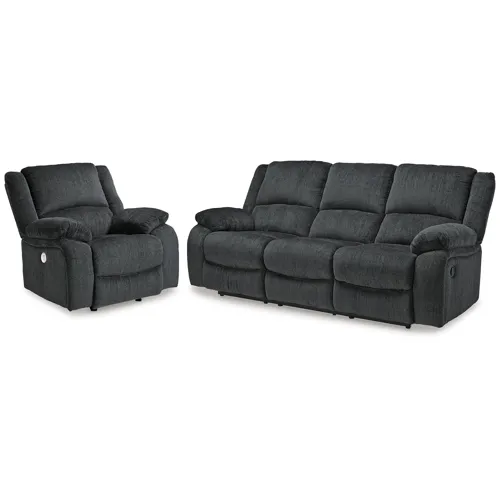 Draycoll Reclining Sofa and Power Recliner