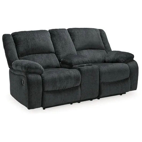 Draycoll Reclining Loveseat with Console