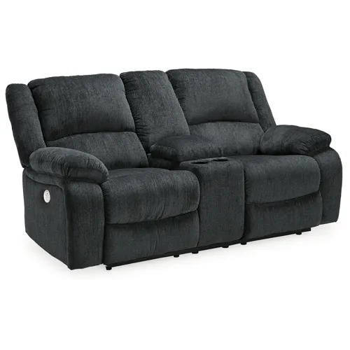 Draycoll Power Reclining Loveseat with Console