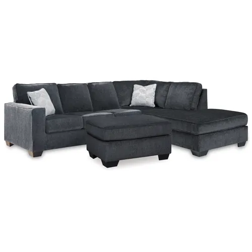 Altari 2-Piece Sleeper Sectional and Ottoman