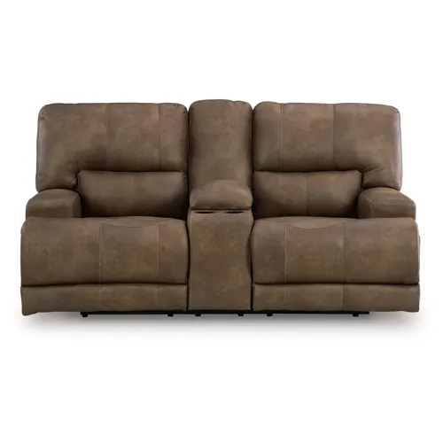 Time-Piece Power Reclining Loveseat with Console