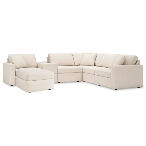 Modmax 6-Piece Sectional and Ottoman