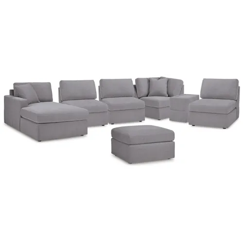 Modmax 6-Piece Sectional with Chaise and Ottoman