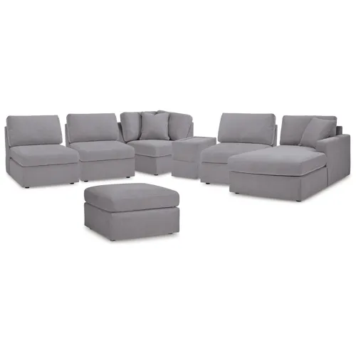 Modmax 6-Piece Sectional with Chaise and Ottoman