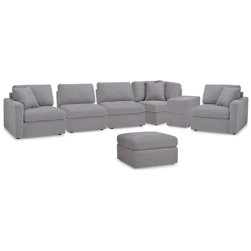 Modmax 6-Piece Sectional and Ottoman