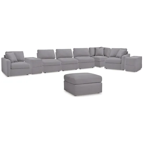 Modmax 8-Piece Sectional and Ottoman